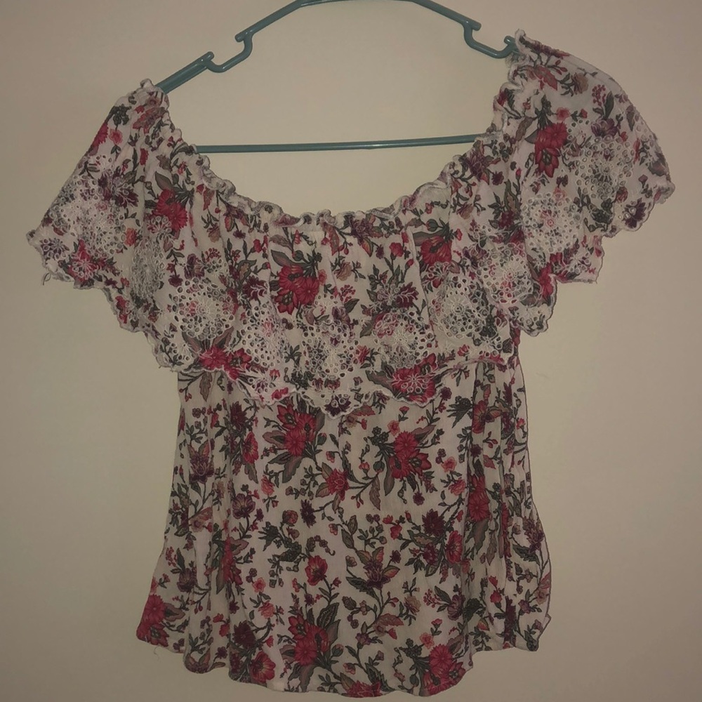 Off the shoulder Crop Top